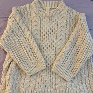 H&M Cable Knit Fisherman Sweater